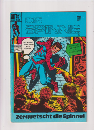 Hit comics spinne 243 original - comics,